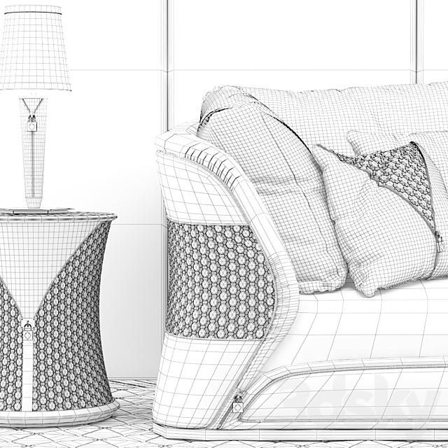 Turri Vogue sofa set 3DSMax File - thumbnail 3