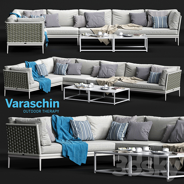 Varaschin ALGARVE Sofa 02 3DSMax File - thumbnail 1