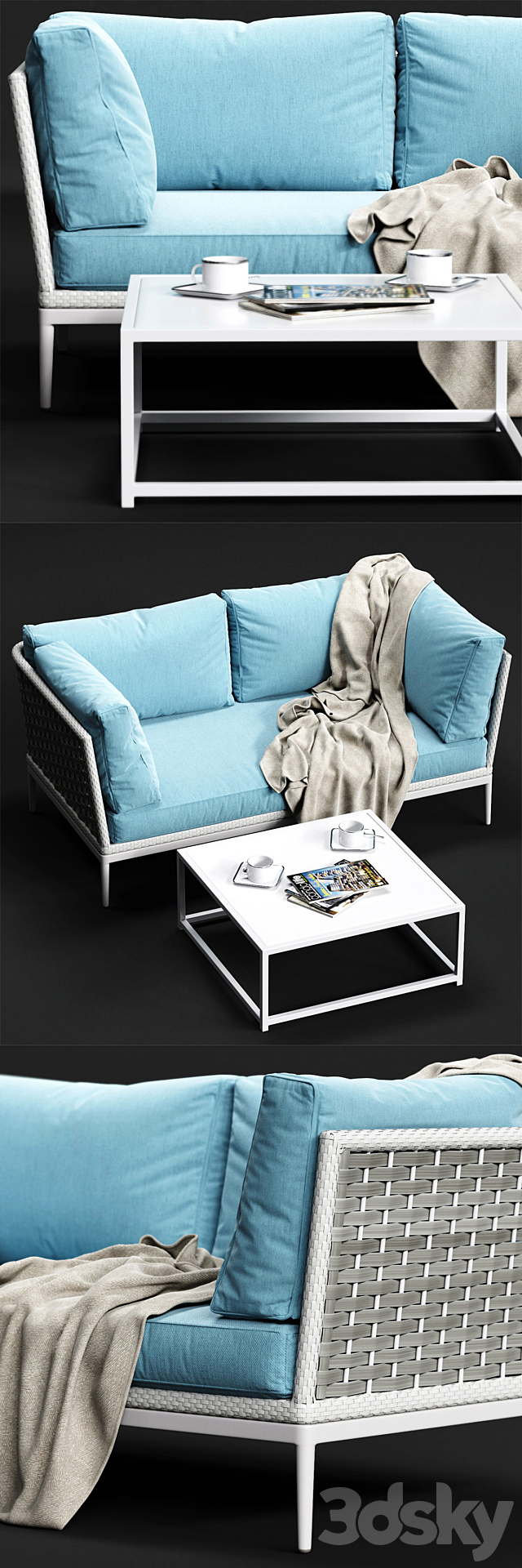 Varaschin ALGARVE Sofa 04 3DSMax File - thumbnail 2