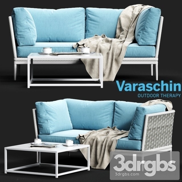 Varaschin Algrave Sofa 3dsmax Download - thumbnail 1