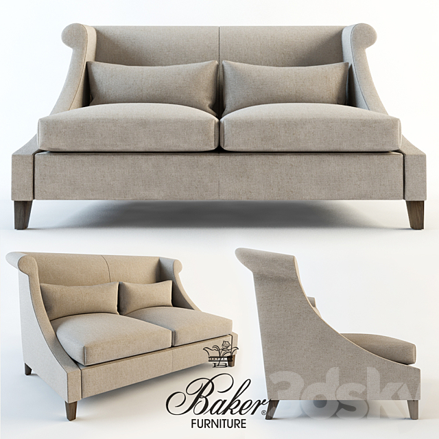 VILLA LOVESEAT 3DSMax File - thumbnail 1