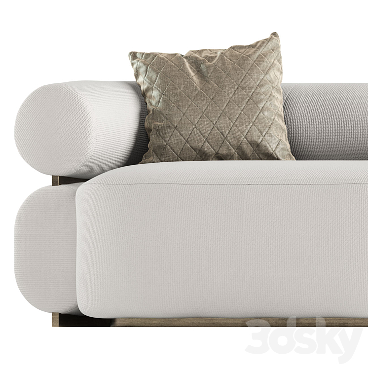 Vitra sofa 3DS Max Model - thumbnail 2