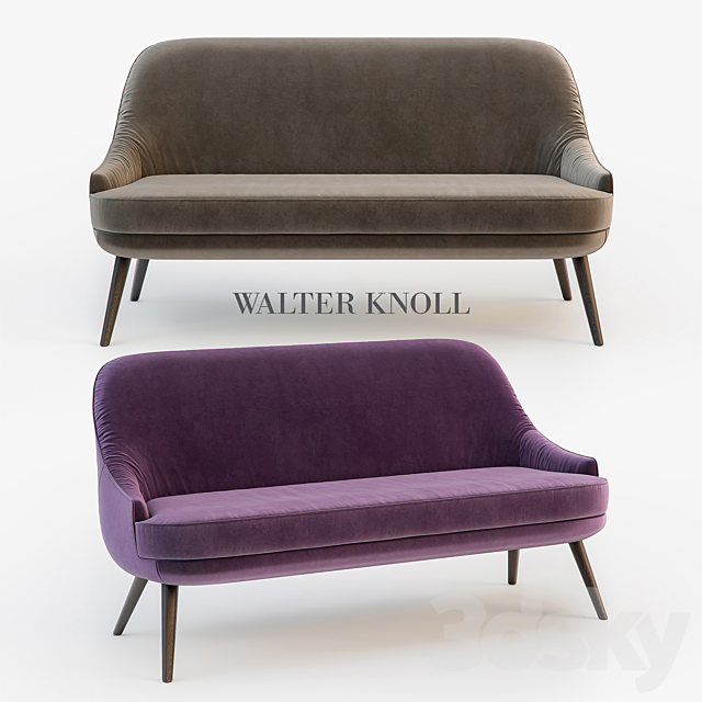 Walter Knoll sofa sofa 375 3DSMax File - thumbnail 1