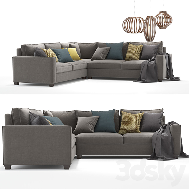 West elm set 01 3ds Max - thumbnail 2