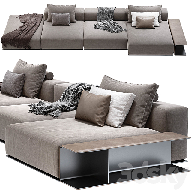 Westside Sofa_Poliform 3DSMax File - thumbnail 1