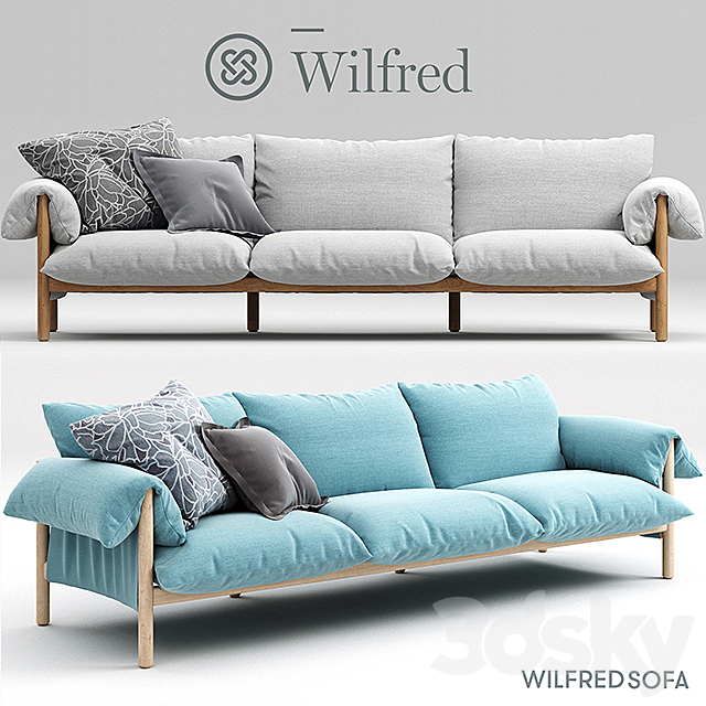 Wilfred. sofa 3DSMax File - thumbnail 1