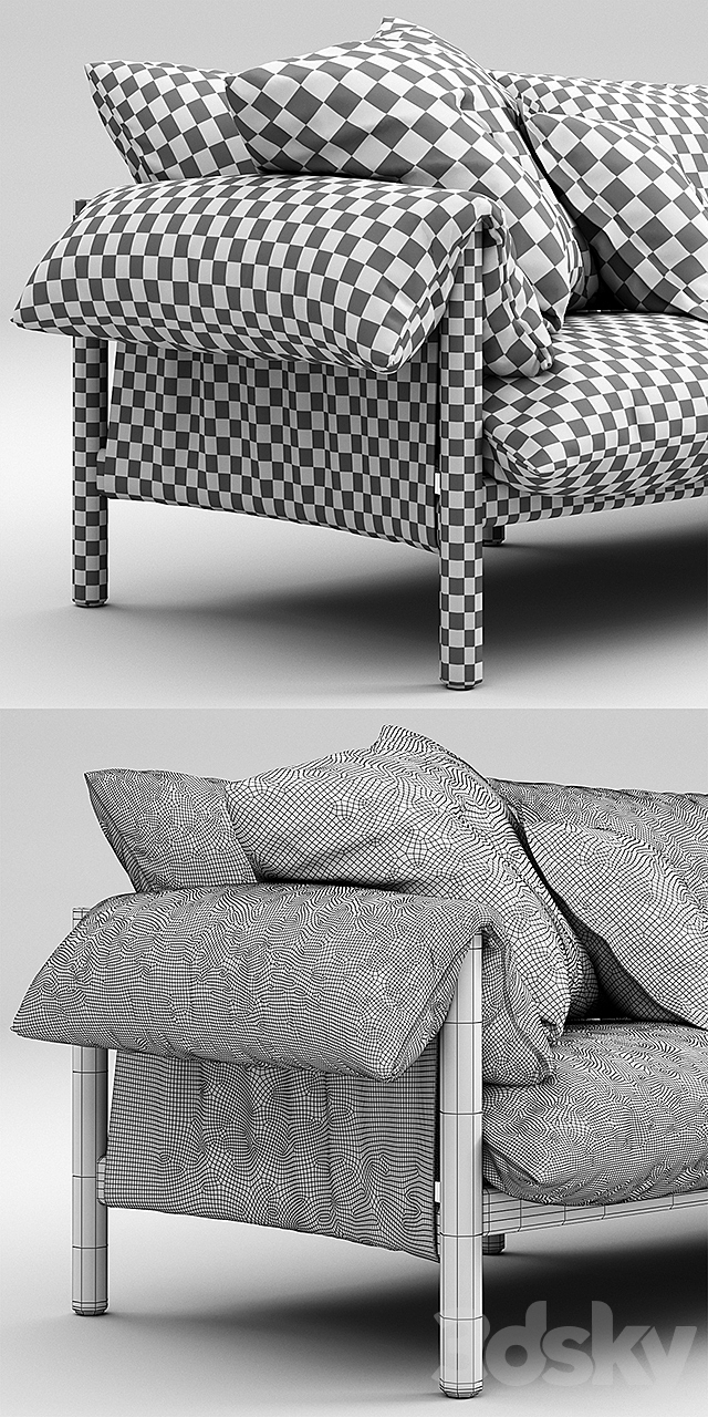 Wilfred. sofa 3DSMax File - thumbnail 3