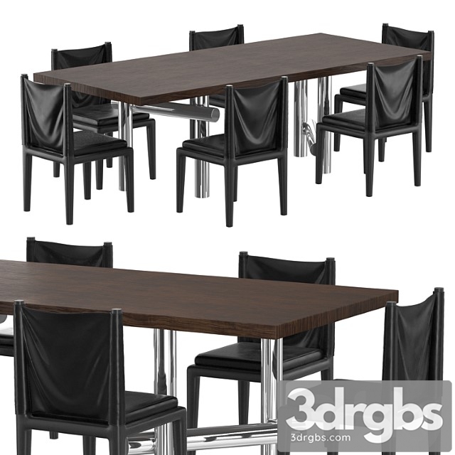 Abi dining chairs kenny dining table - thumbnail 1