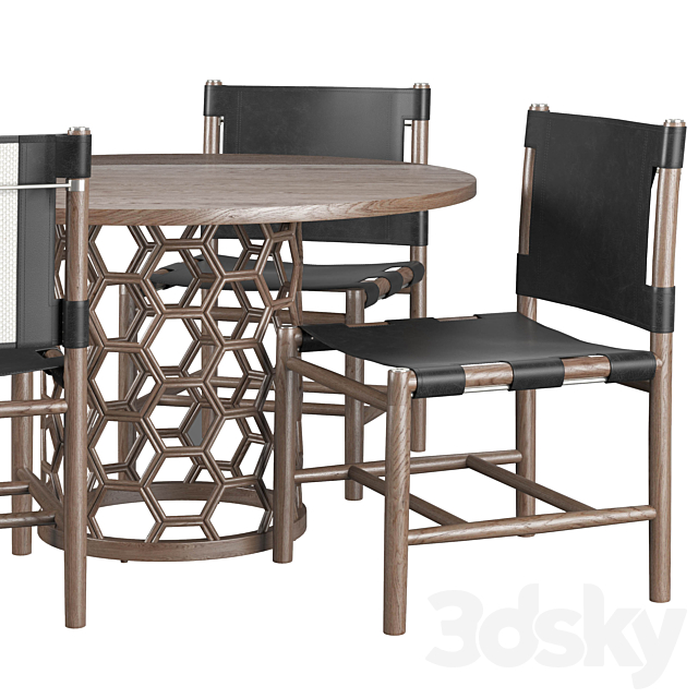 Addison Dining Set 3DSMax File - thumbnail 2