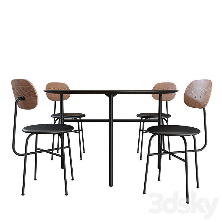 Afteroom Dining Chair + Snaregade Table By MENU 3DS Max - thumbnail 2