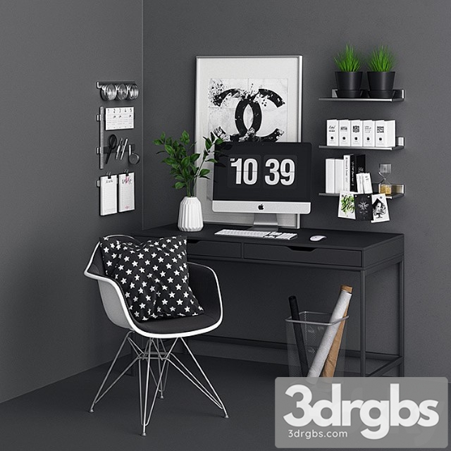 Alex monotone desk 2 3dsmax Download - thumbnail 1