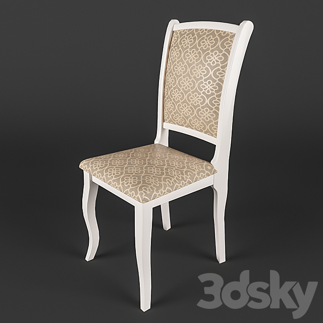 Alicante table with chairs MN Milano 3DS Max Model - thumbnail 2