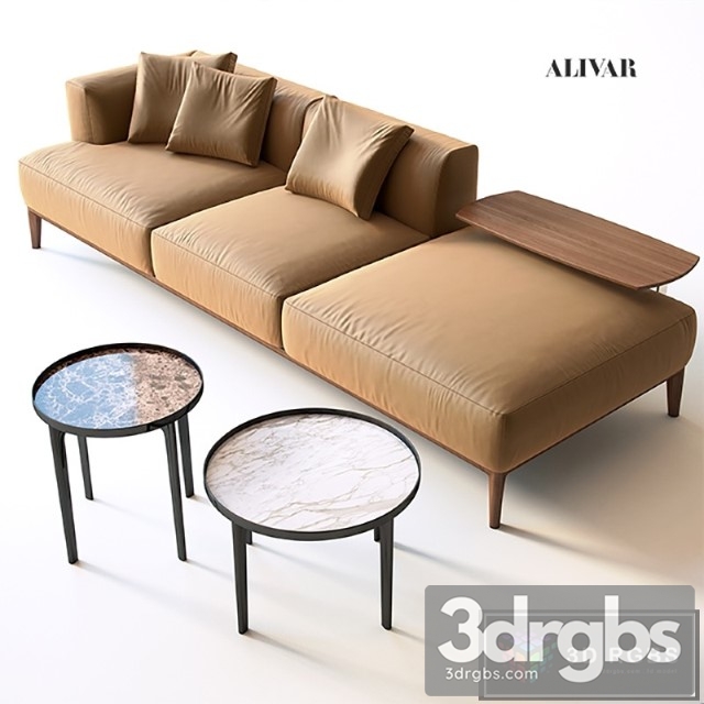 Alivar Swing Sofa 3dsmax Download - thumbnail 1