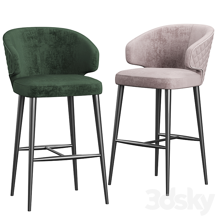 Amy Chair Konyshev OTX Table 3DS Max Model - thumbnail 2