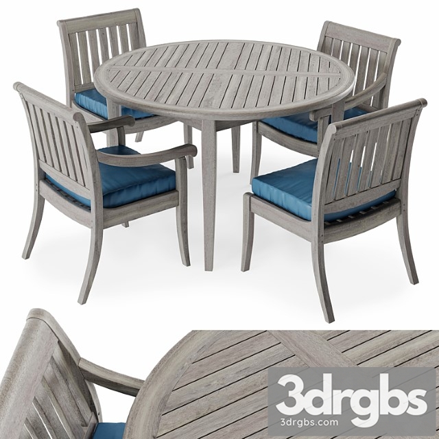 Argento side chairs 2 3dsmax Download - thumbnail 1