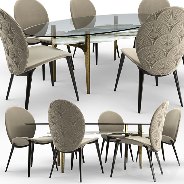 Arkady Dining Room Visionnaire-Home 3DSMax File - thumbnail 1