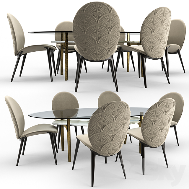 Arkady Dining Room Visionnaire-Home 3DSMax File - thumbnail 2