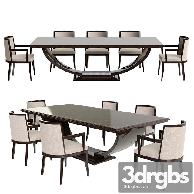 Artdeco table group - thumbnail 1