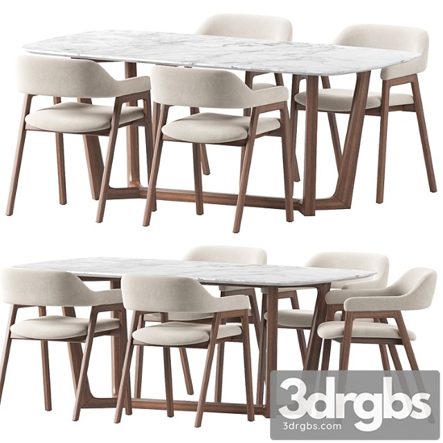 Article savis roveconcepts evelyn dining set - thumbnail 1