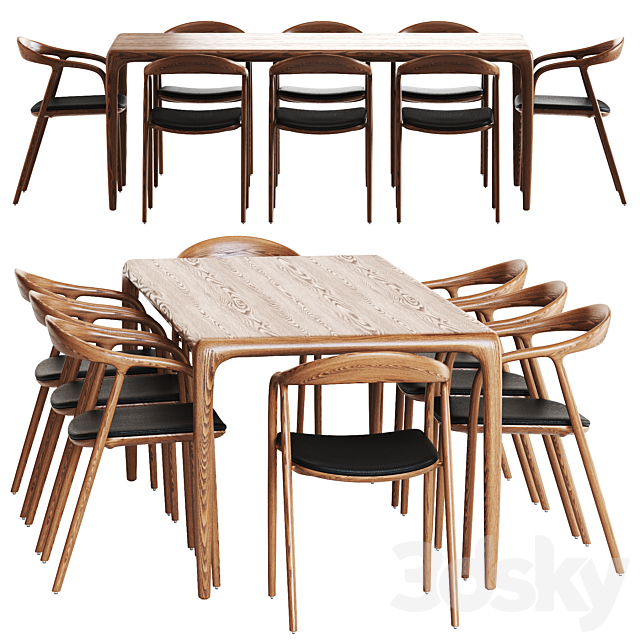 Artisan Neva Table. chair 3DSMax File - thumbnail 2