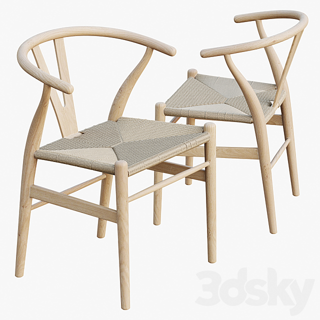 AVE Carl Hansen Chair & Table 3DSMax File - thumbnail 3