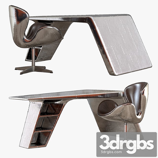 Aviator desk 2 3dsmax Download - thumbnail 1