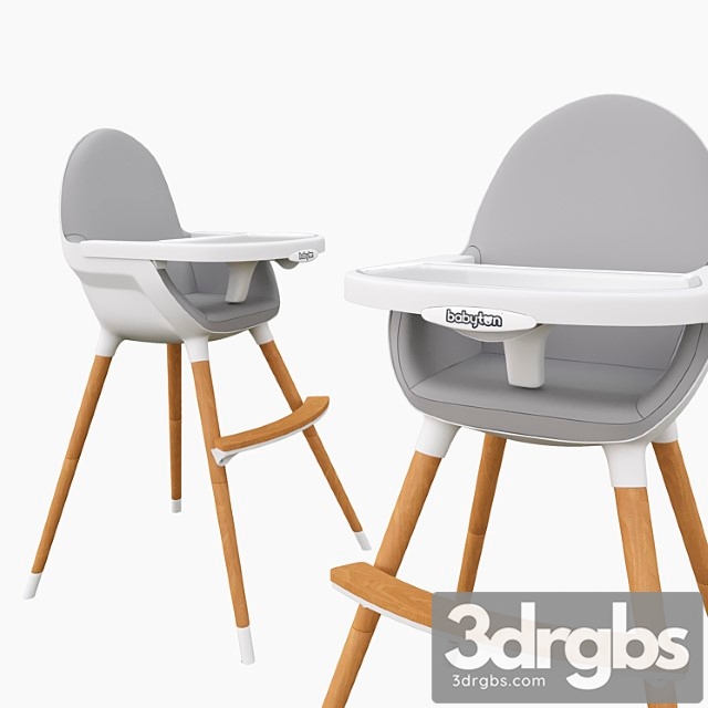 Baby feeding chair 2 3dsmax Download - thumbnail 1