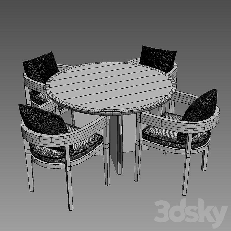 BALMAIN ALUMINUM 3DS Max - thumbnail 2