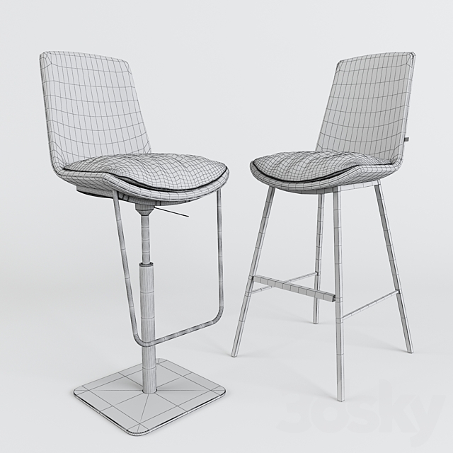 Bar Stools LHASA 3DSMax File - thumbnail 3