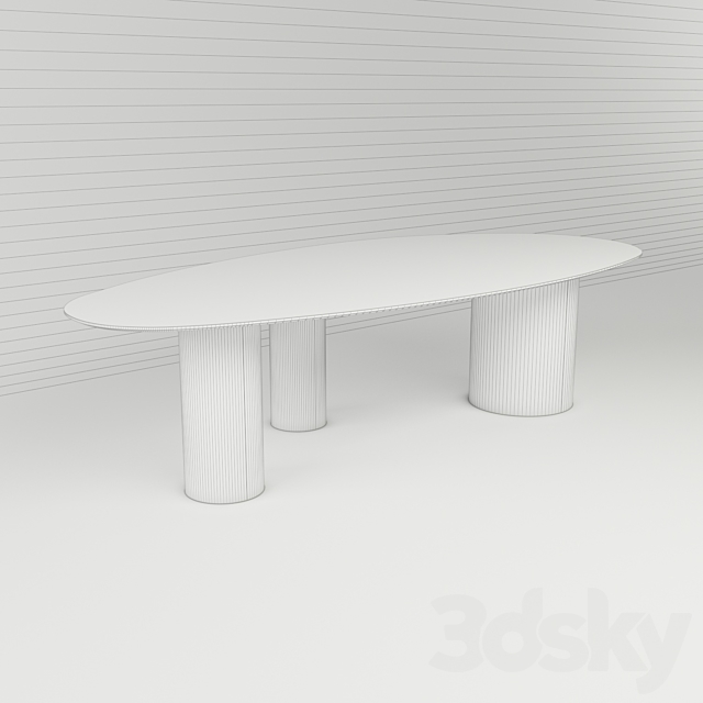 BAXTER-LAGOS TABLE 3DS Max Model - thumbnail 2