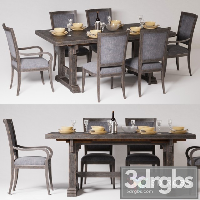 Beaumont Diningroom 3dsmax Download - thumbnail 1