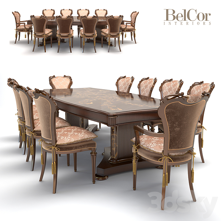 BelCor \\ ORLEANS \\ Dinner Set 3DS Max - thumbnail 1