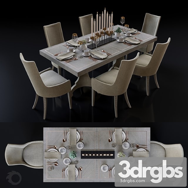 Bernhardt criteria dinning set - thumbnail 1