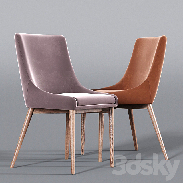 Blaisell Parsons Dining Table Chair Set 3DSMax File - thumbnail 2