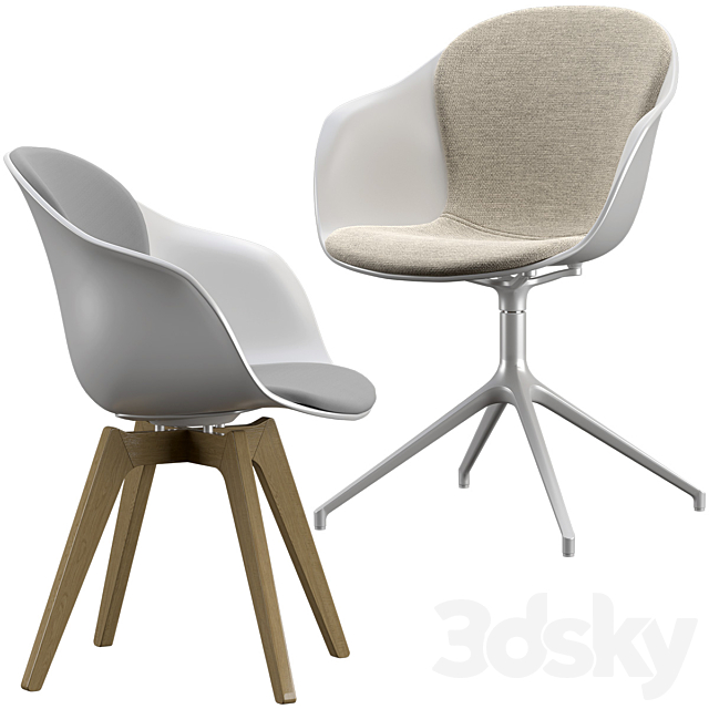 Boconcept-Adelaide chair – Madrid table set 3DS Max Model - thumbnail 2