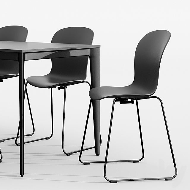 BoConcept Adelaide Dining Chair 3DS Max Model - thumbnail 2