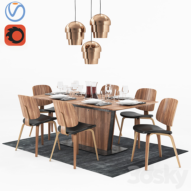 BoConcept Milano and Aarhus 3DS Max - thumbnail 1