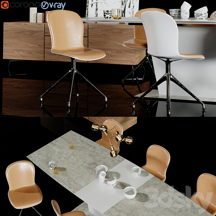 boconcept milano_five_adelaide_lugano 3DS Max - thumbnail 2