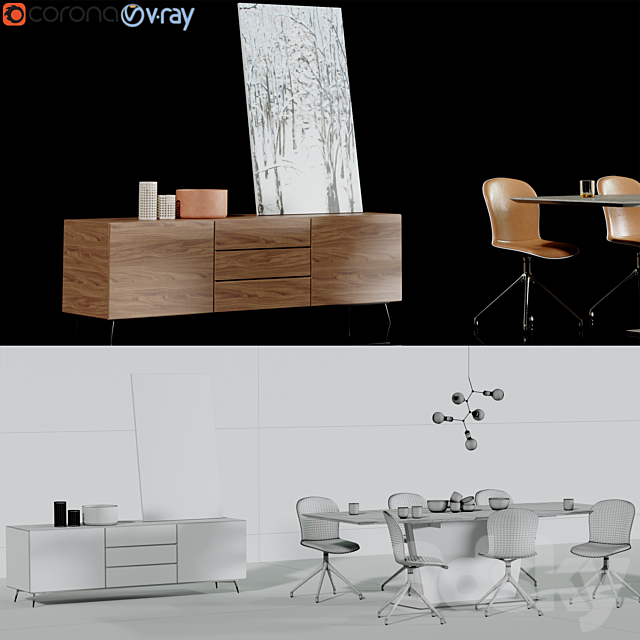 boconcept milano_five_adelaide_lugano 3DSMax File - thumbnail 3