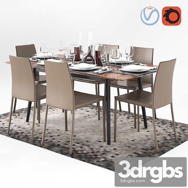 Boconcept zarra and milano table - thumbnail 1