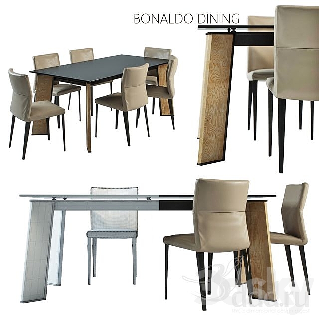 Bonaldo Dining 3DSMax File - thumbnail 1