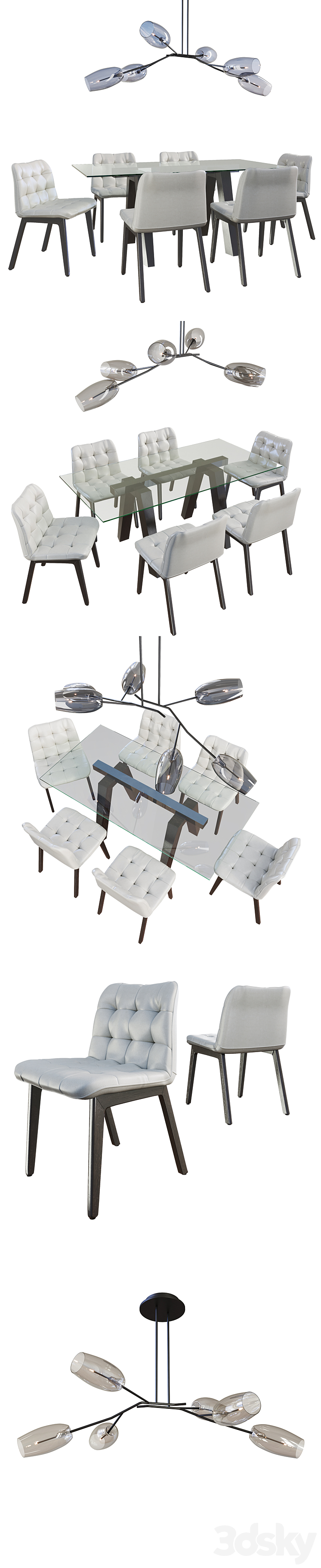 Bontempi Casa Aron Table 3DS Max - thumbnail 2