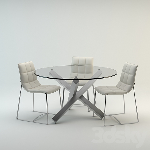 BZ951. Chair BZ500S 3DSMax File - thumbnail 1