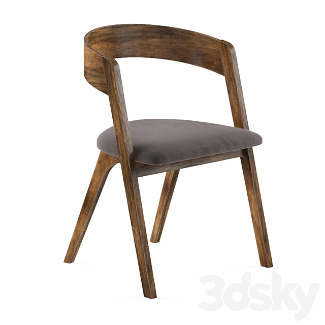 CALICO chairs & WELLS table 3DSMax File - thumbnail 2