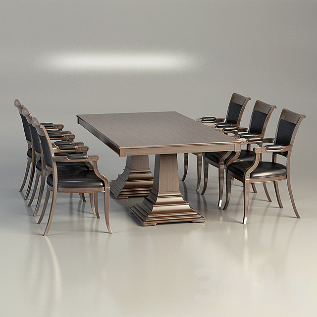 Canella table and chair 3DSMax File - thumbnail 1