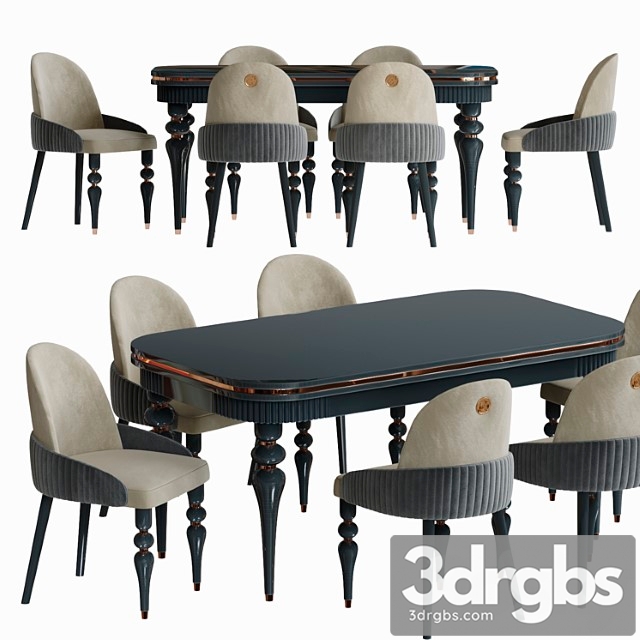 Capella Dining Chair 3dsmax Download - thumbnail 1