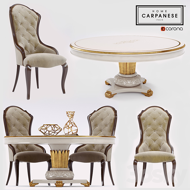 Carpanese Dining Group 3DS Max - thumbnail 1