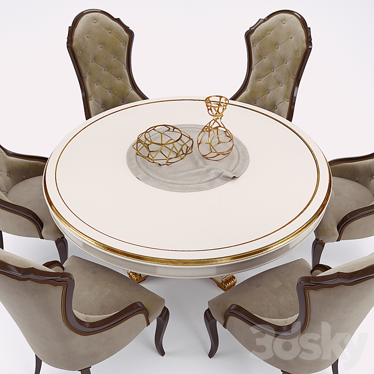 Carpanese Dining Group 3DS Max - thumbnail 2