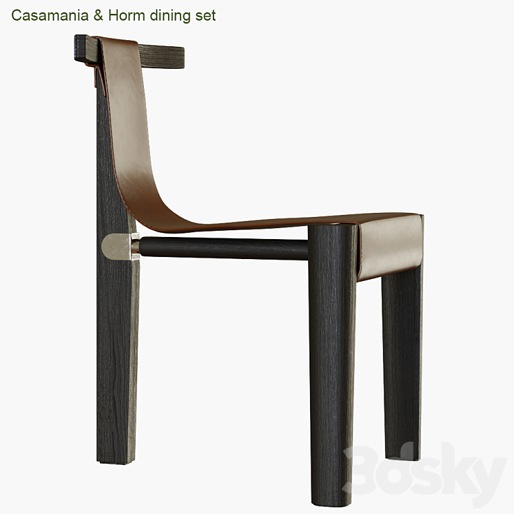 Casamania & Horm dining set 3DS Max - thumbnail 2