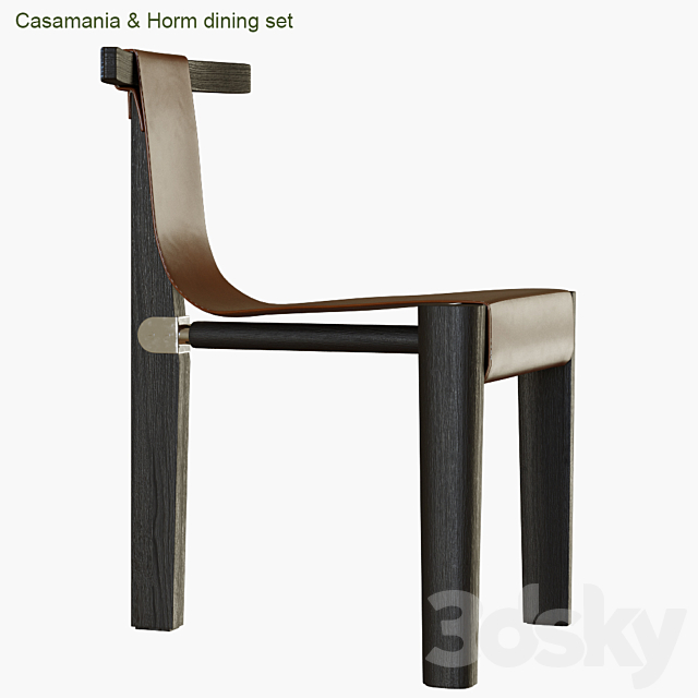 Casamania & Horm dining set 3DSMax File - thumbnail 2